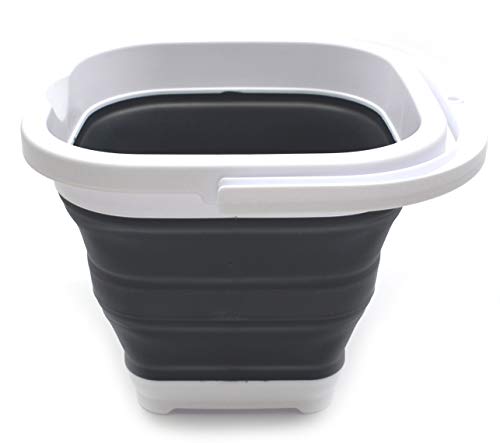 SAMMART Collapsible Rectangular Handy Basket/Bucket