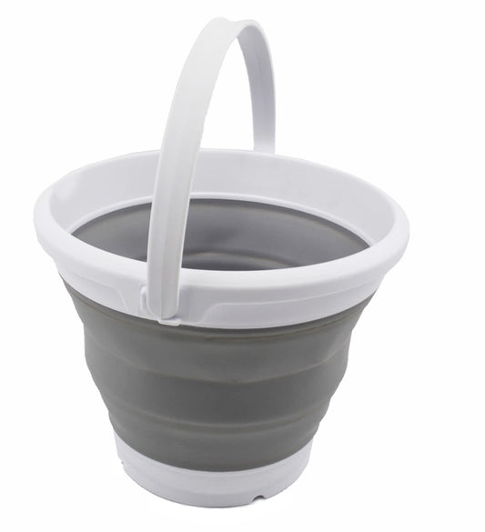 Collpasible Bucket (5.5L Collapsible Bucket (White/Grey))