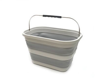 SAMMART Collapsible Rectangular Handy Basket/Bucket